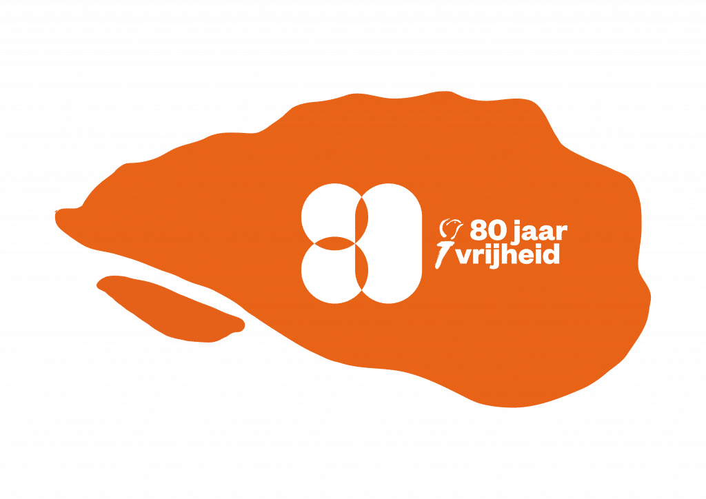 Logo 80 jaar vrijheid